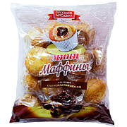 Мини-маффины Русский бисквит с начинкой с Шоколадным вкусом, 465г