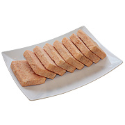 Ромбики из филе тресковых рыб в панировке замороженные, упаковка (0.8-1.2кг)