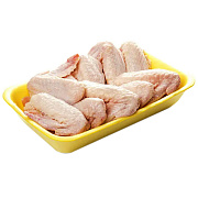 Крыло цыплят-бройлеров свежемороженое, упаковка (0.7-1.1кг)