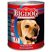 Корм консервированный Big Dog для собак Мясное ассорти, 850г