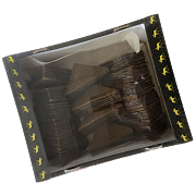 Вафли неглазированные Лос-Африкос с кремовой начинкой со вкусом шоколада и апельсина Лосино-Петровская КФ, 2.5кг