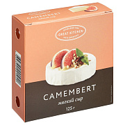 Сыр мягкий Camembert Great Kitchen 50%, 125г