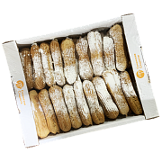 Пирожное заварное Блаженство с начинкой из сливочного крема Сочинские Сладости, 2кг