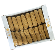 Пирожное заварное Эклер с белковым кремом со вкусом малины Сочинские Сладости, 2кг