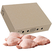 Бедро цыплят-бройлеров блочной заморозки, коробка (8-12кг)