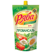 Майонез Ряба Провансаль 67% ГОСТ, 410г