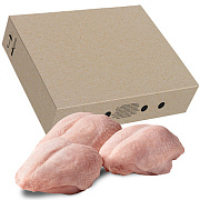 Грудка цыплят-бройлеров блочной заморозки, коробка (8-12кг)