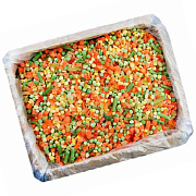 Мексиканская смесь быстрозамороженная ГОСТ, коробка (8-12кг)