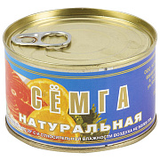 Семга натуральная Устькамчатрыба, 227г