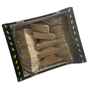 Вафли неглазированные Европейка с кремовой начинкой со вкусом ванили Лосино-Петровская КФ, 2.5кг