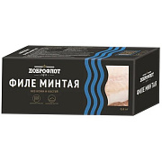 Филе минтая без кожи Доброфлот мороженое, 600г