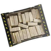 Вафли глазированные Белый вальс с вареной сгущенкой и зефиром Лосино-Петровская КФ, 3кг