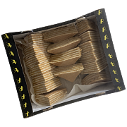 Вафли неглазированные Мулатка с кремовой начинкой со вкусом карамели Лосино-Петровская КФ, 2.5кг