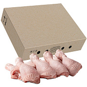 Голень цыплят-бройлеров блочной заморозки, коробка (8-12кг)